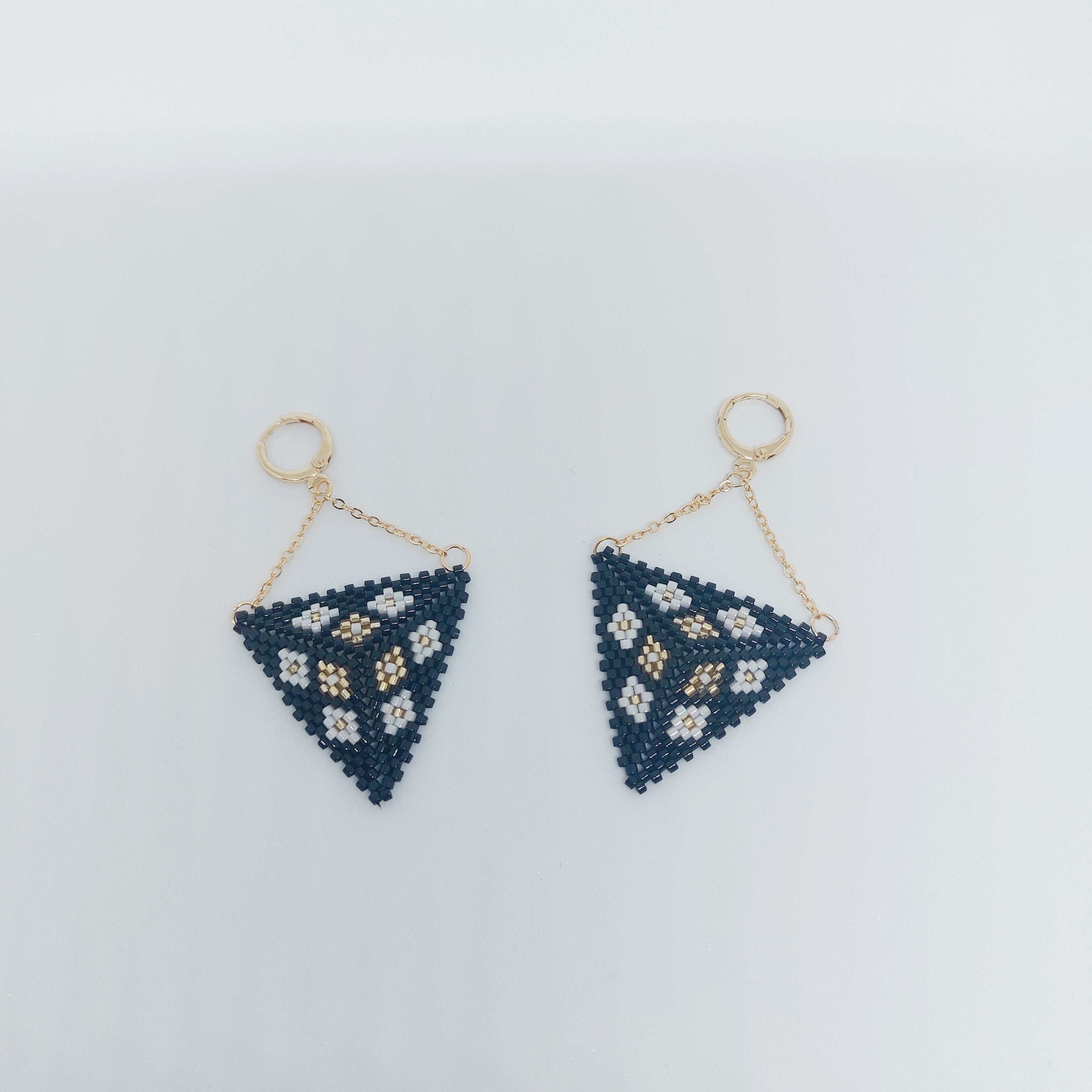 Boucles d'oreilles triangle