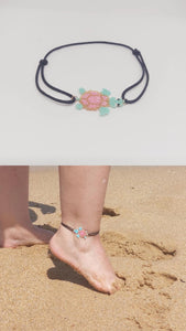 Bracelet de cheville Tortue